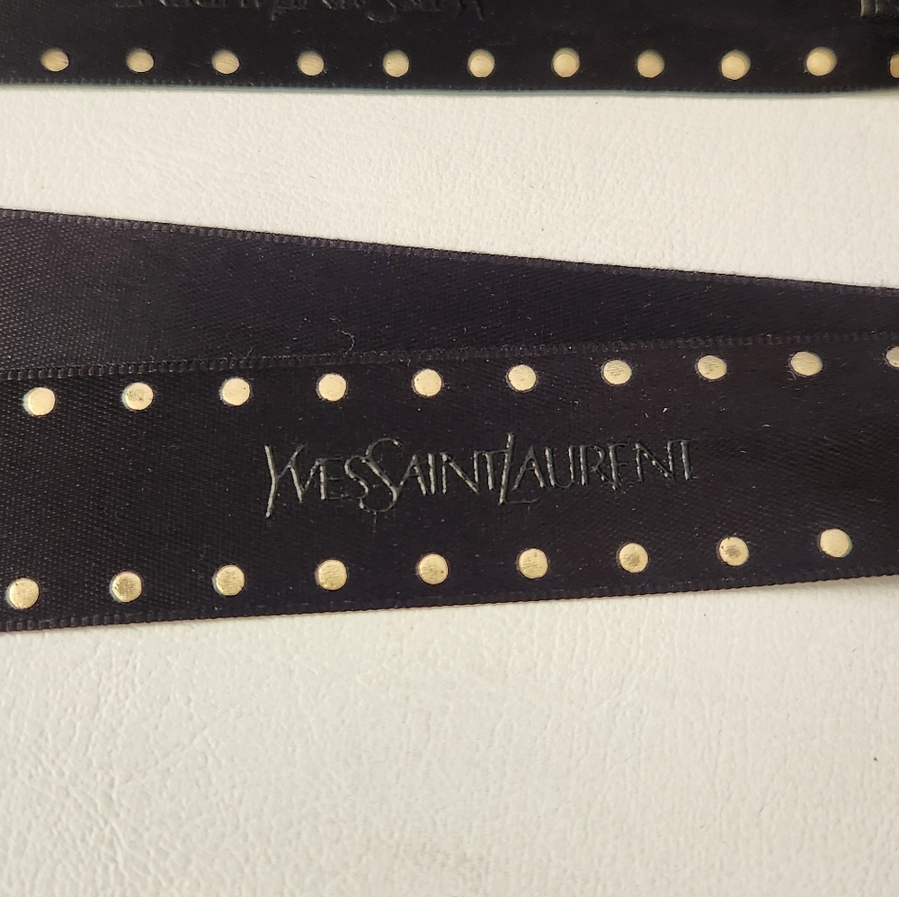 YSL Blue Graphic Gift Box with Black & Gold Ribbon - Picture 2 of 12